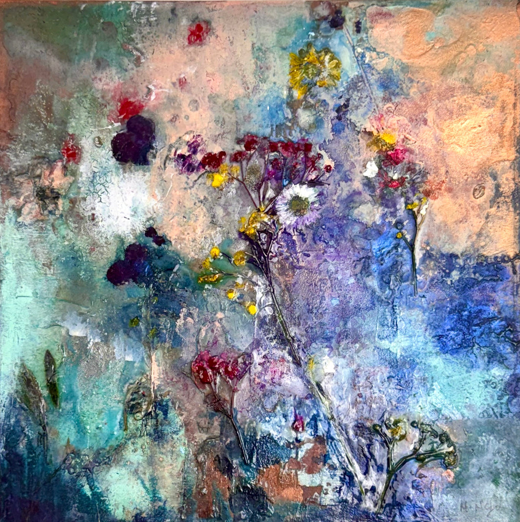 PETALS IN THE BREEZE-10X10X3