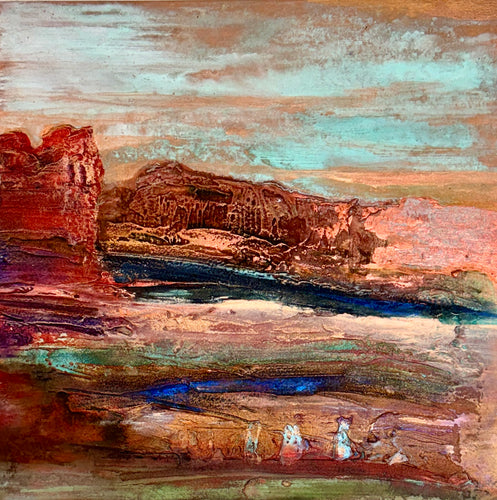 QUIET WATERS, RED ROCKS-12X12X3